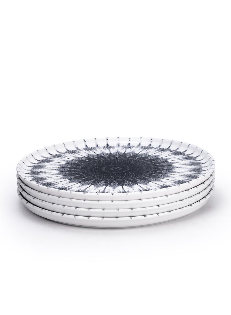 EDESSA Edessa 26.5cm Cosmo Ceramic Dinner Plate - Multicolor (Set of 4)  - Image 2
