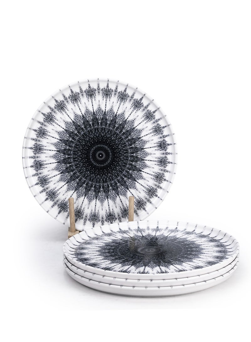 EDESSA Edessa 26.5cm Cosmo Ceramic Dinner Plate - Multicolor (Set of 4)  - Image 1