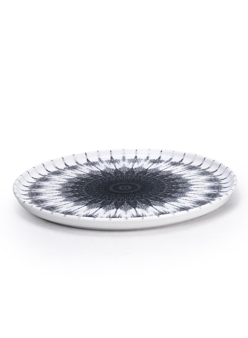 EDESSA Edessa 26.5cm Cosmo Ceramic Dinner Plate - Multicolor (Set of 4)  - Image 3