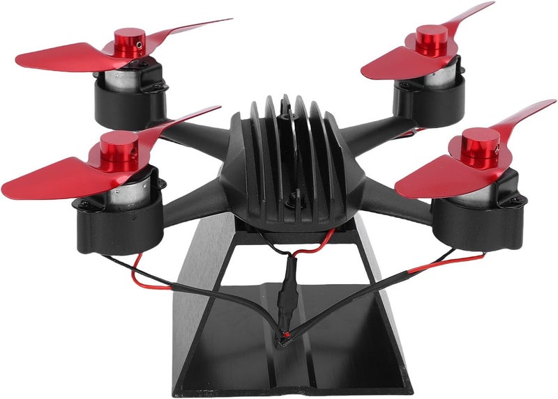 Hilitand Wood Stove Fan Heat Powered Aluminum Alloy Drone Shaped Wall Mount Thermal Fan for Pellet Gas Stove Fireplace - Image 1