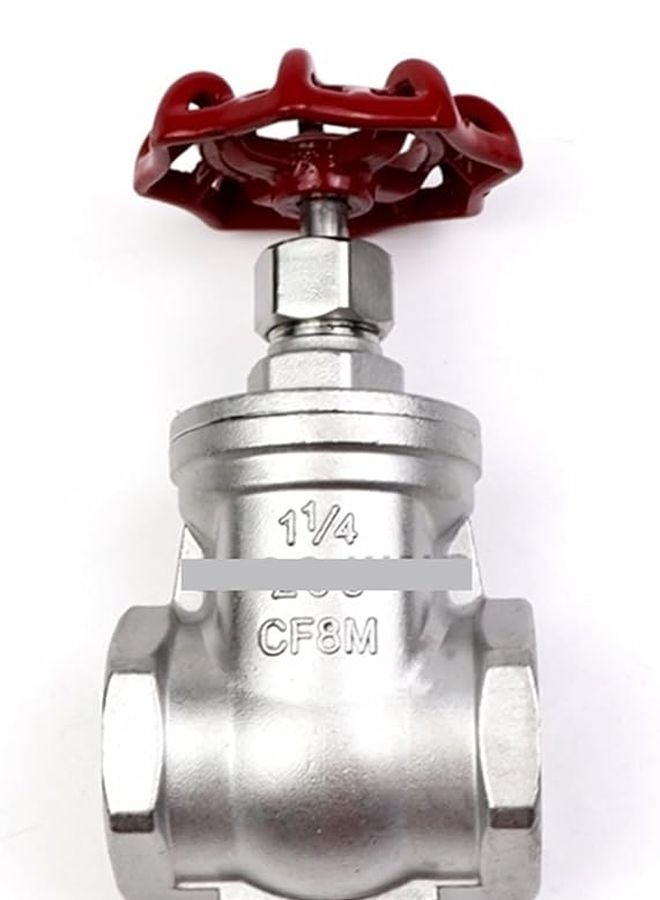 Stainless Steel SS304 High Pressure Gate Valve 1 25 Inch Female Thread - Image 2