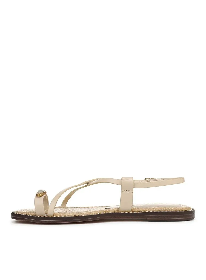 Sam Edelman BEIGE Tenly Toe Strap Sandal for Women | Best Price UAE