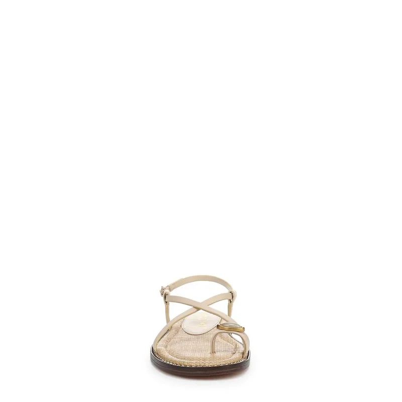 Sam Edelman BEIGE Tenly Toe Strap Sandal for Women | Best Price UAE