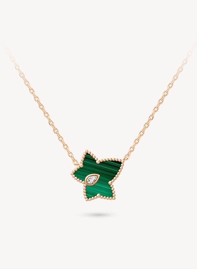 LOLA ROSE Women's Lola Rose Ivy Necklace - Delicate Green Leaf Pendant Necklace, Elegant and Luxurious Gifts for Women, Fashion 2025 Fashion Jewelry, Perfect for Eid al-Fitr, Weddings and Special Occasions  - Image 1