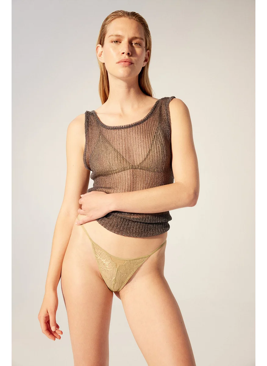 H&M 2-Pack Lace Tanga Thong Briefs