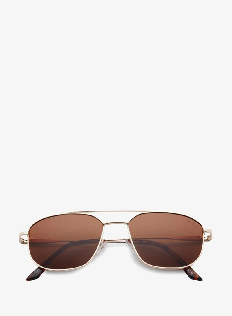 Lee Cooper  Polarized Sunglasses Gold Frame Brown Mirror Lens 54mm  - LC1204C01  | Best Price UAE