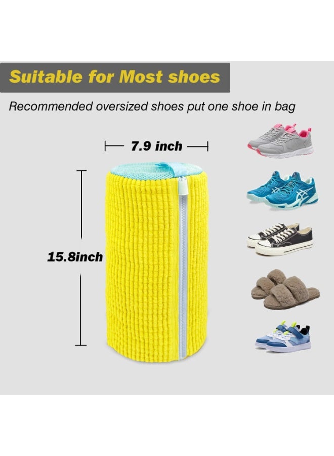 Reusable ultra-fine fiber shoe washing bag, specifically designed for washing machines, with anti deformation protection and shoe washing storage bag - Image 2