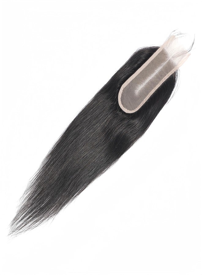Risbaer Brazilian 2x6 HD Lace Closure 100% Human Hair Deep Middle Part Straight 2x6 Lace Closure(22 inch) - Image 4