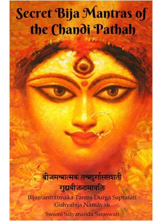 Secret Bija Mantras of the Chandi Pathah: Bijamantratmaka Tantra Durga Saptasati Guyabija Namavali - pzsku/Z643B4E11674B5DADC339Z/45/1746210683/c75301ab-4bf2-4993-b44e-939d93b68124