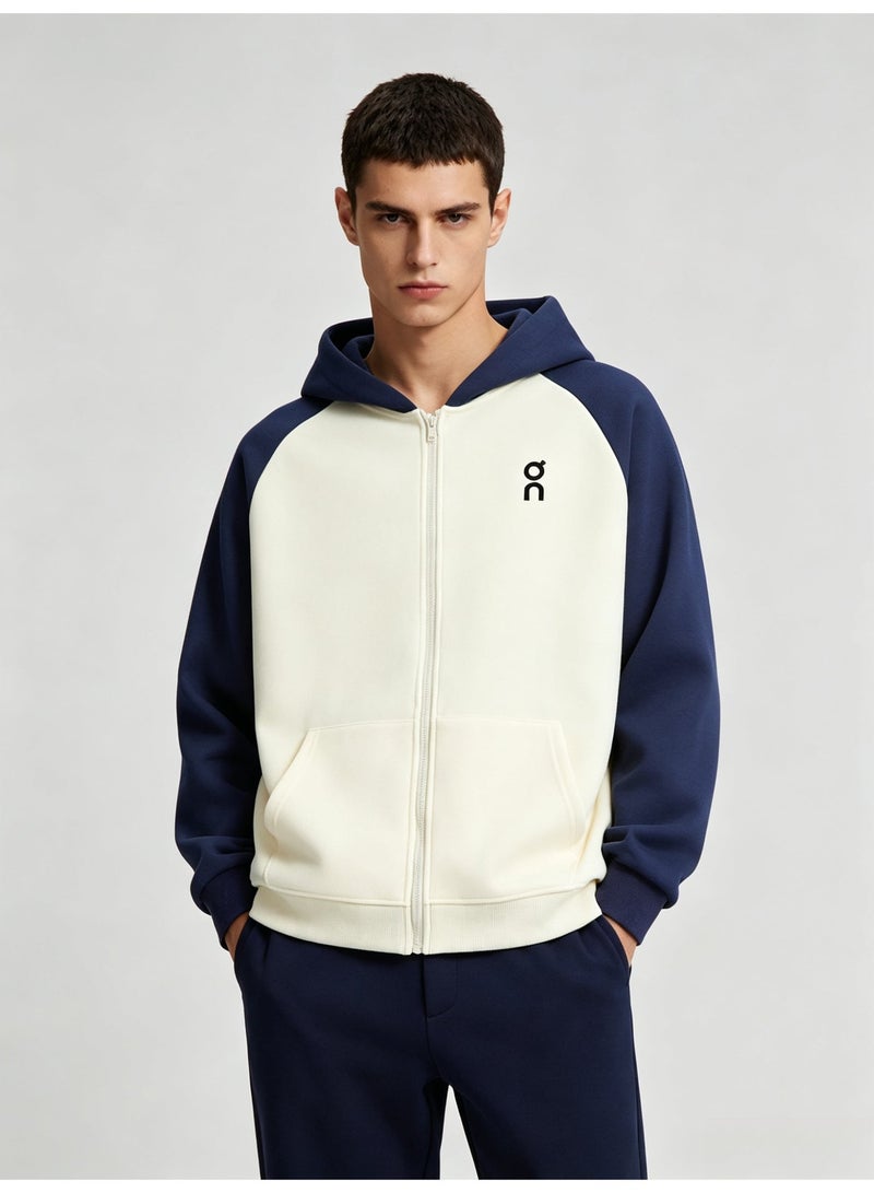 On Running Men's and women's matching raglan sleeves hooded cardigan jacket - Image 3