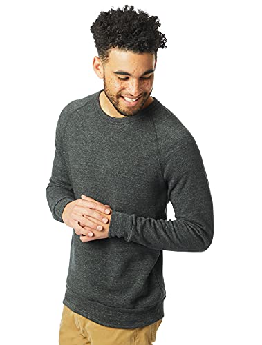 Alternative mens Champ Eco-fleece fashion sweatshirts, Eco Black, X-Large US - Image 4