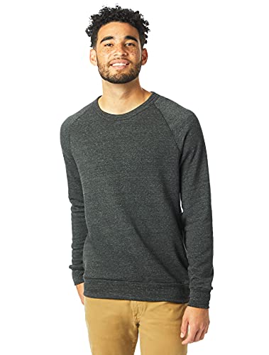 Alternative mens Champ Eco-fleece fashion sweatshirts, Eco Black, X-Large US - Image 5