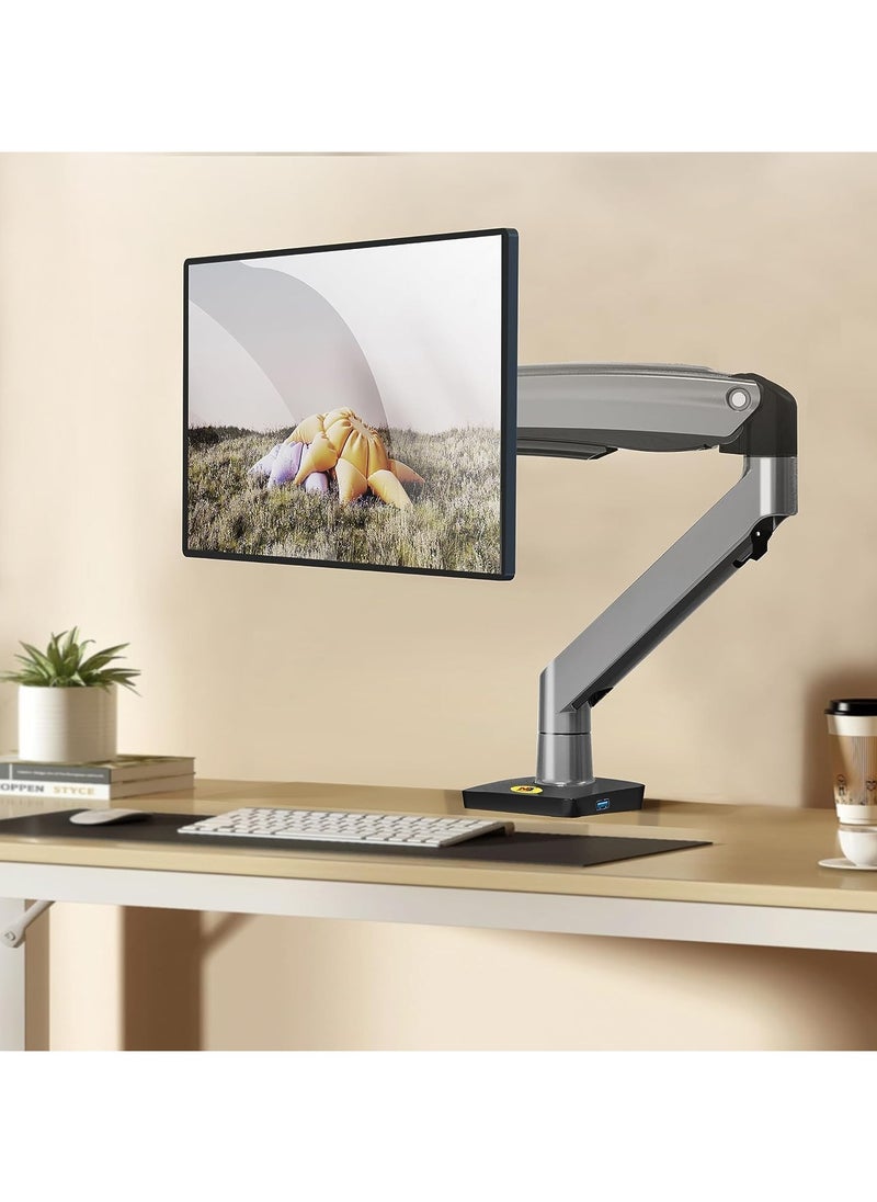NB NORTH BAYOU - North Bayou Gas Strut Monitor Mount Model G70 for 22"-35" Monitors 2-12kg Gunmetal Grey - Image 1