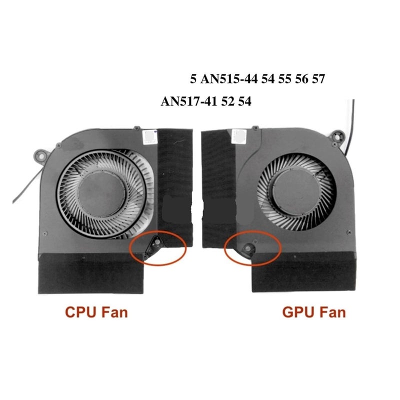 GPU DC28000X0F0 Cooling Fan For Acer Nitro 5 AN517 AN515 Series Laptop CPU GPU Replacement Part gpu dc28000x0f0 - Image 4