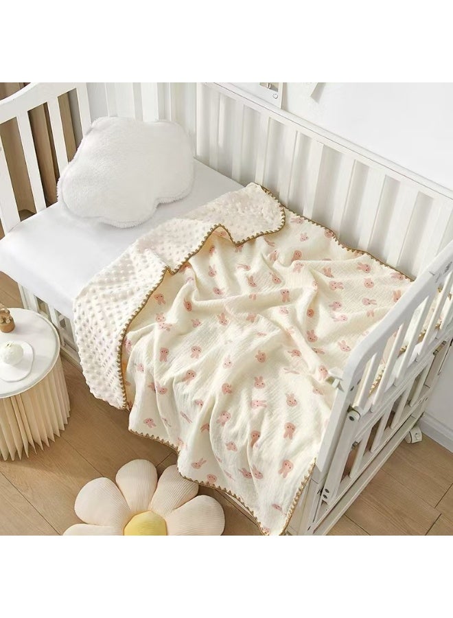 Baby Doudou Blanket - A-Class Pure Cotton Muslin Soft Infant Bath Towel