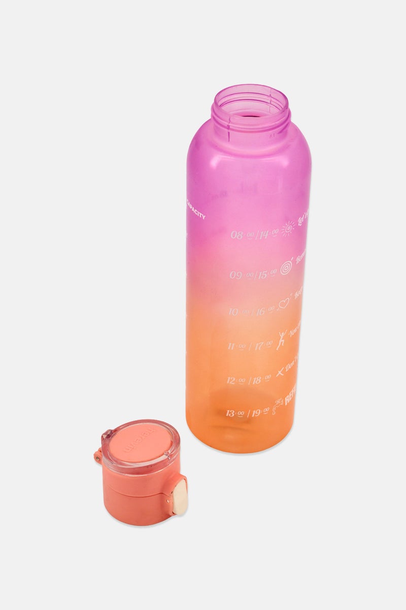 HEREVIN Plastic Motivation Water Bottle 750 ml, Multicolor - Image 2