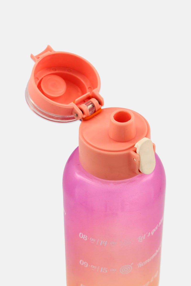 HEREVIN Plastic Motivation Water Bottle 750 ml, Multicolor - Image 3