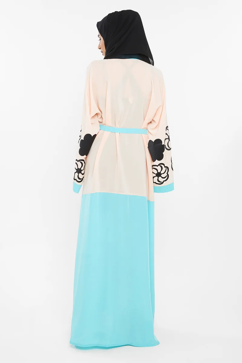 النخبة A classic double shade abaya-AJ65A