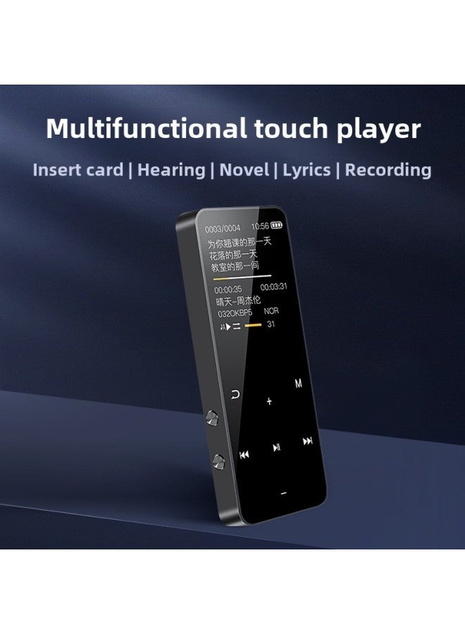 Bluetooth Mp3 English Listening Walkman Student Version Small Portable Mp4 Slim Mp5 Music Player-Body Color:Silver [metal Shell] + Sound Dictionary + Bluetooth-Memory Capacity:16GB + Full Set Of Accessories  - Image 2