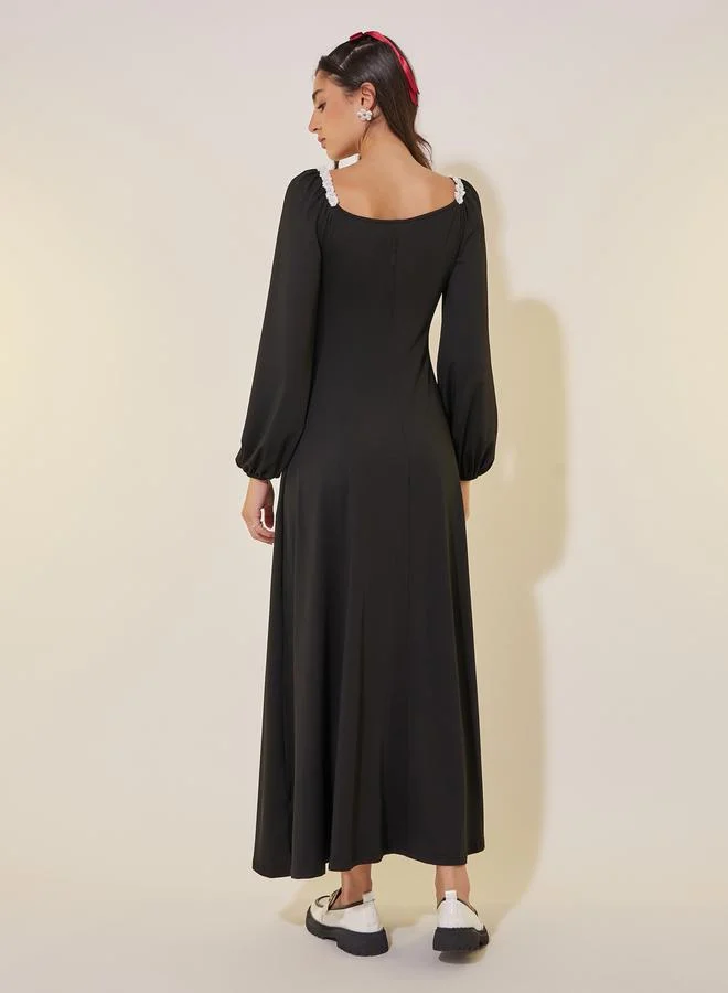 Take Two Lace Trim Dress
