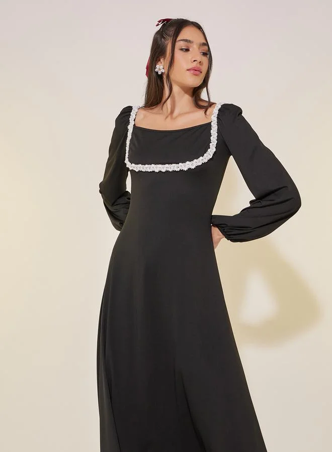 Take Two Lace Trim Dress