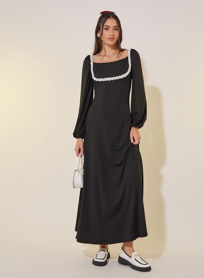 Take Two Lace Trim Dress - Image 1