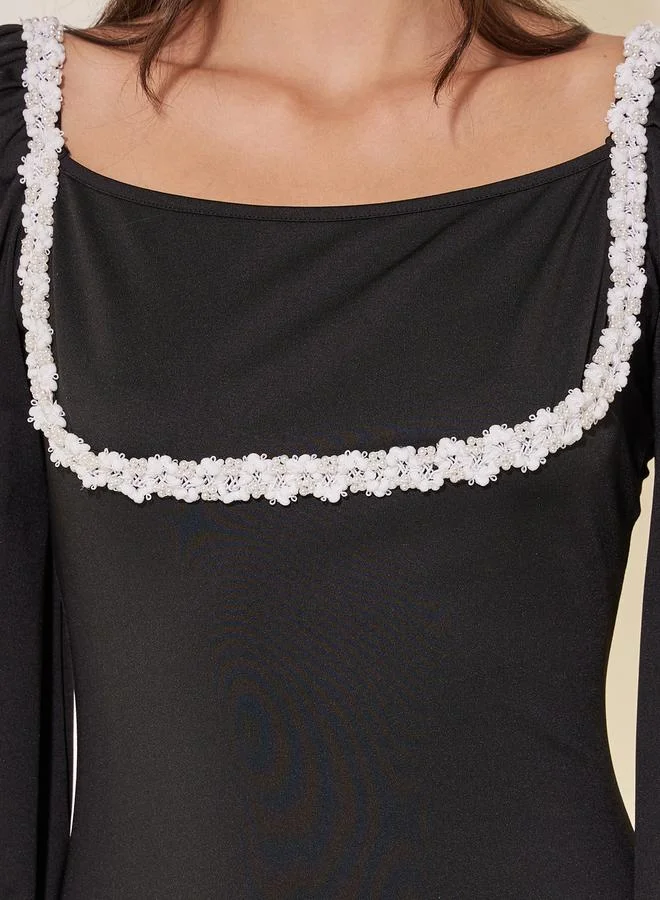 Take Two Lace Trim Dress