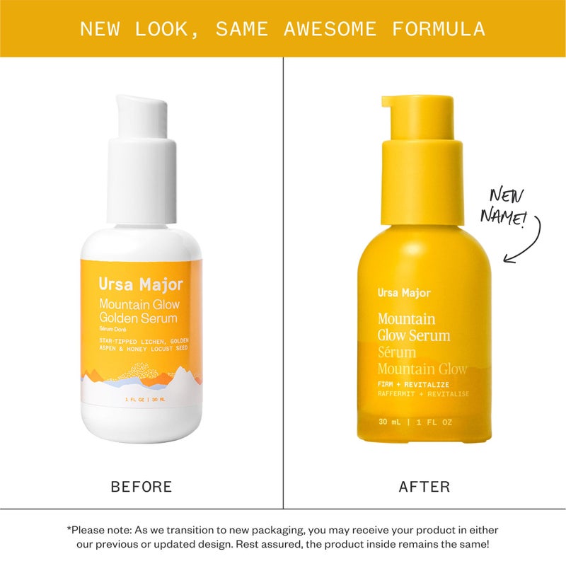 Ursa Major Mountain Glow Natural Face Serum | Vegan Daily Facial Moisturizer | Combat Wrinkles & Sagging Skin | Boost Radiance and Skin Glow | Cruelty-Free & Non-Toxic | For Men & Women | 1.0 ounce - Image 2