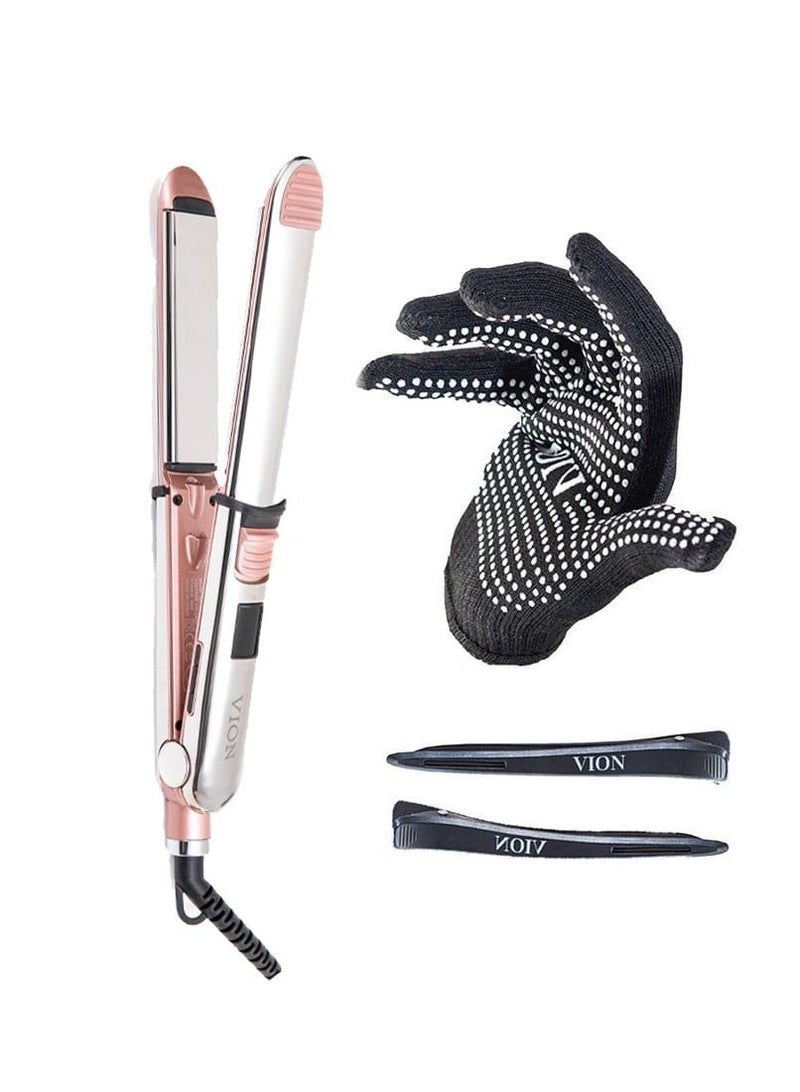 vion Hair Ceramic Titanium Temperature F750 Hair Straightener - Image 1