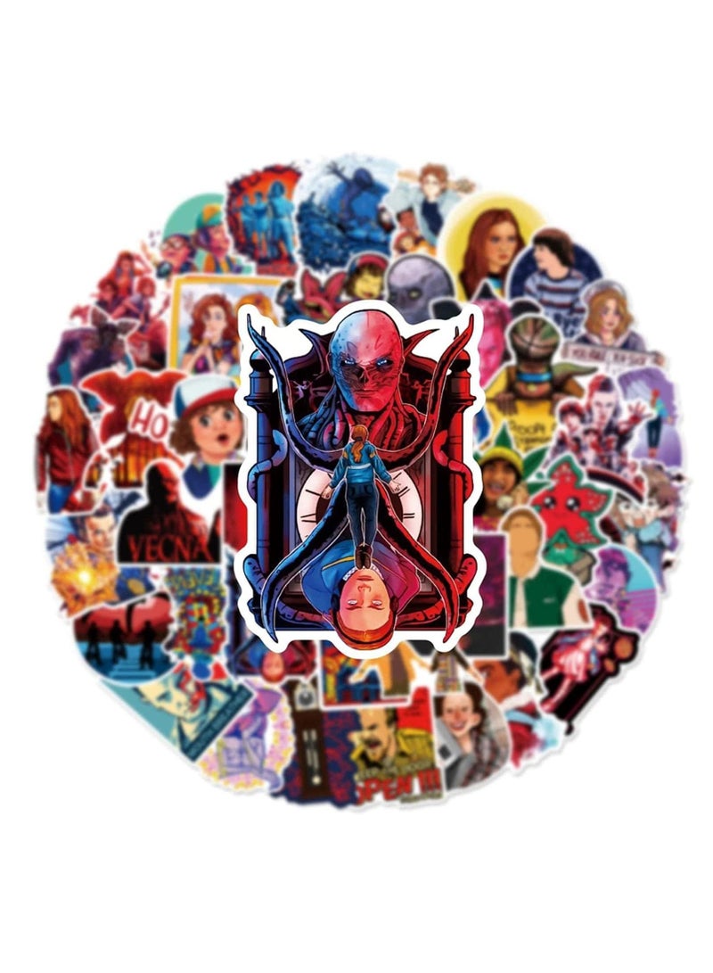 Premify 50Pcs Anime/Aesthetic Stickers,Waterproof Vinyl Sticker Meme For Water Bottles Laptop Phone Guitar Skateboard Decals for Teens Adults - Image 3