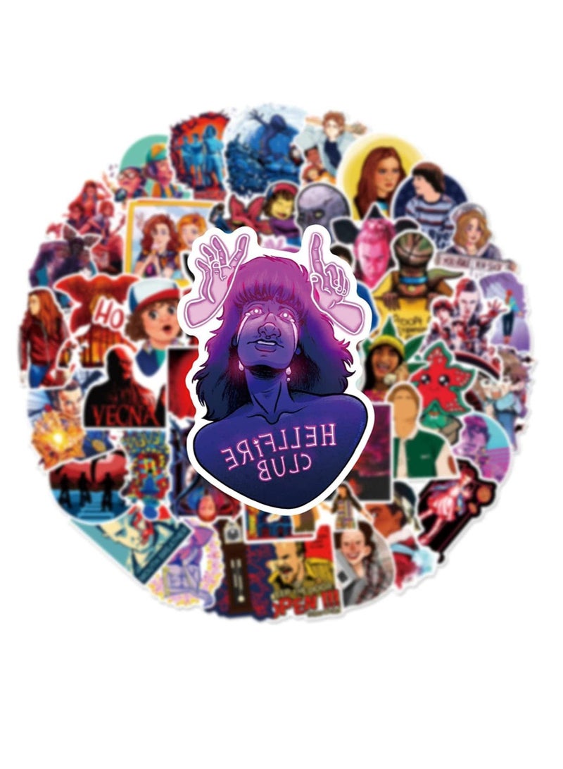 Premify 50Pcs Anime/Aesthetic Stickers,Waterproof Vinyl Sticker Meme For Water Bottles Laptop Phone Guitar Skateboard Decals for Teens Adults - Image 5