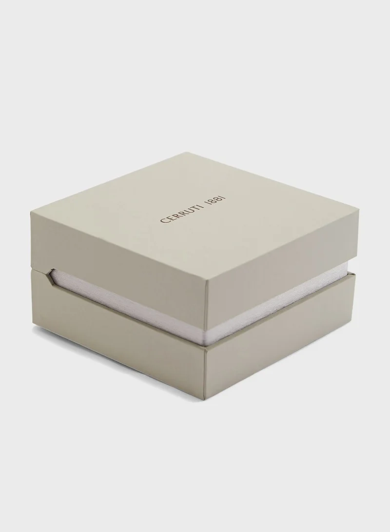 CERRUTI 1881 C CRJ C071SBSG Core Logo Cufflinks