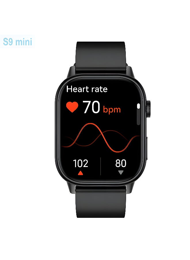 S9 ساعة S9 Mini الذكية بشاشة Super AMOLED، مكالمات بلوتوث، تتبع اللياقة والنوم، إشعارات التطبيقات – متوافقة مع أندرويد وiOS - Image 3