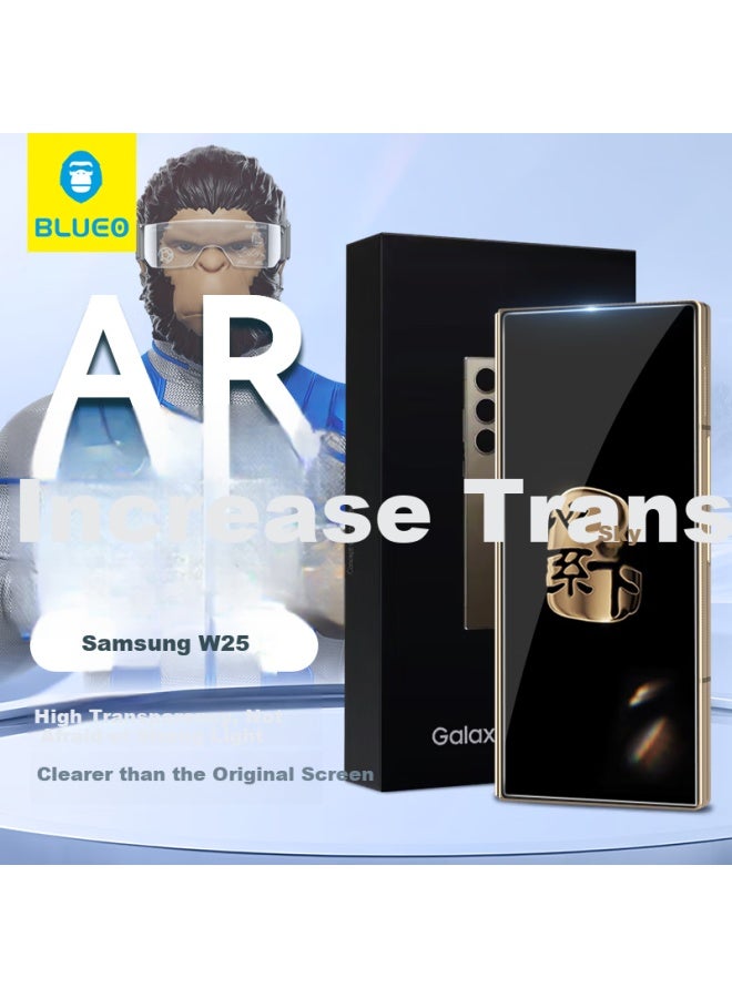 Blueo Blue Gorilla Suitable For Samsung W25 Phone Film W25 Tempered Film Ar Enhanced High Definition Transparent Anti-Fall Anti-Fingerprint Mobile Phone Protection Film - Image 1