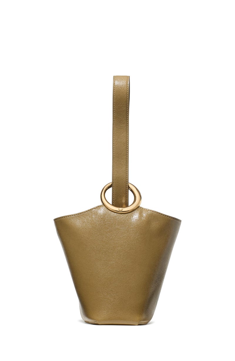 kate spade new york Halo Glazed Leather Mini Bucket - Image 1