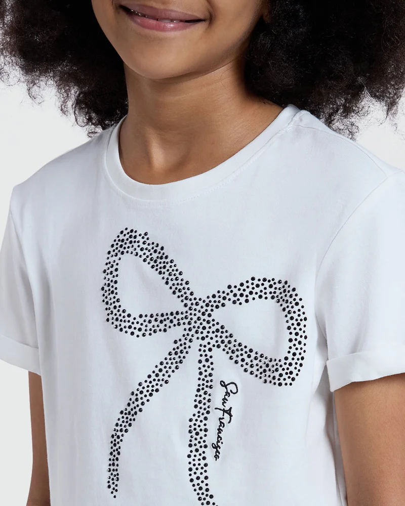 Ovs Blanc De Blanc Slogan Tee – Girls