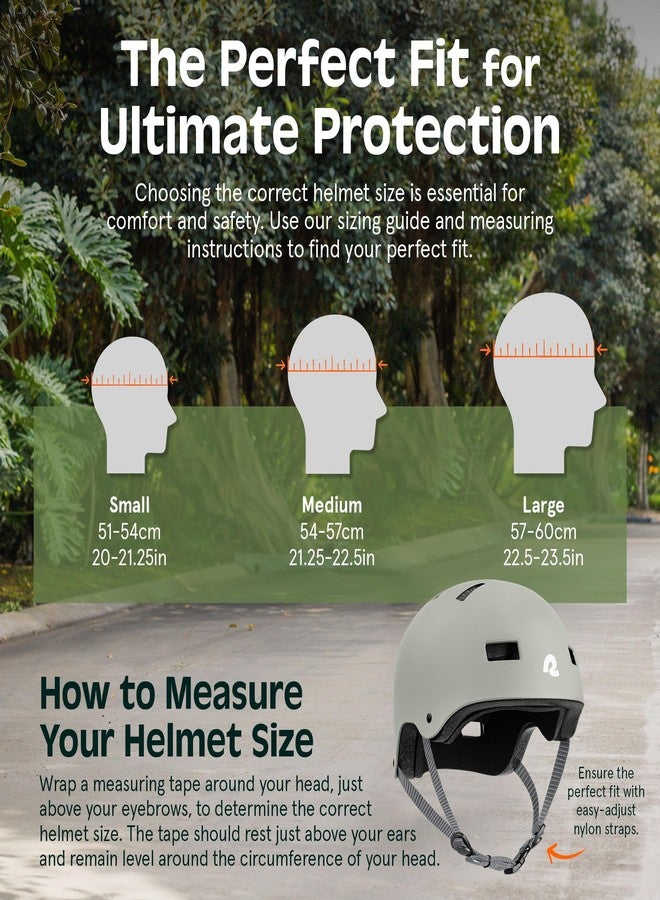 Retrospec Dakota Bicycle/Skateboard Helmet for Adults - Commuter, Bike, Skate, Scooter, Longboard & Incline Skating - Highly Protective & Premium Ventilation-Large - Matte Oat - Image 5