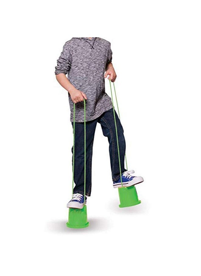 Toy Park - Toy Park Plastic Outdoor Fun Walk Stilts Balance Training Kids Sports Activity Toys - #2 (Color May Vary) - Image 1