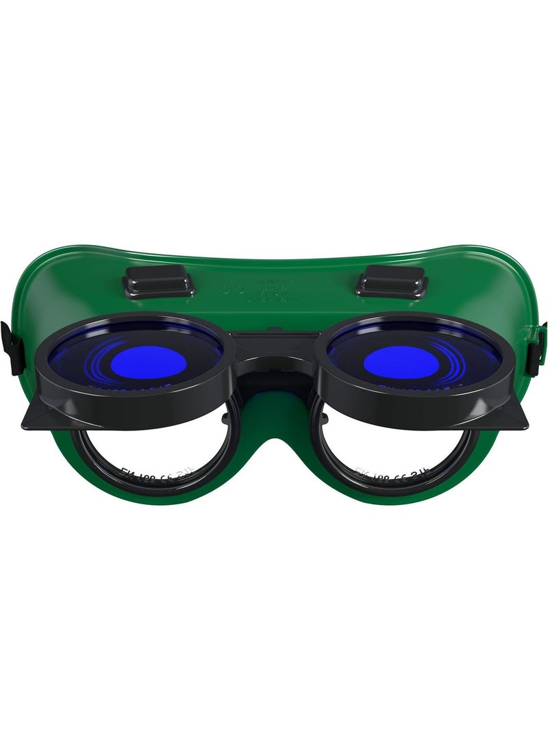 Baymax Work Safety Safety Glasses Integral Blue Welding Glasses Double Glass  - Image 1