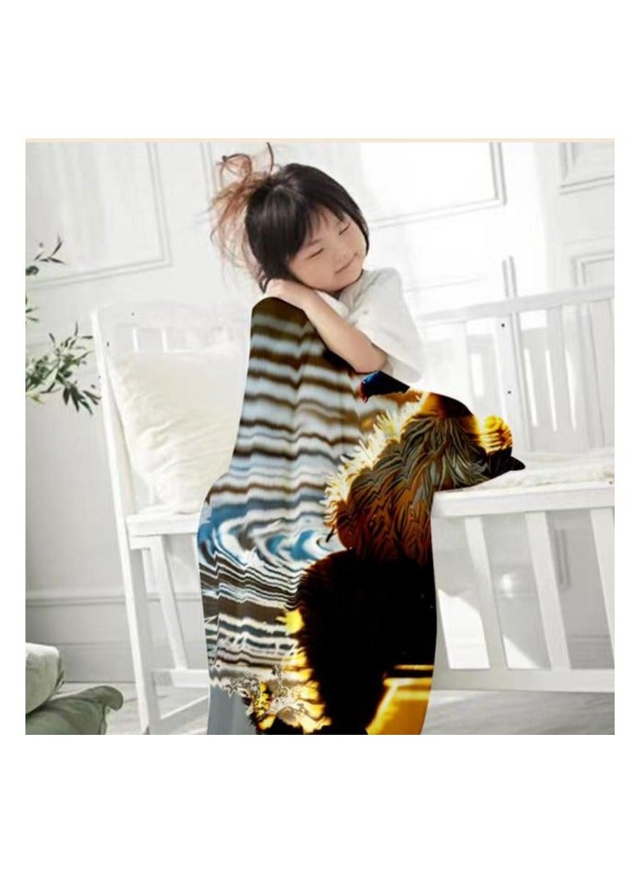 general Children's or student cartoon flannel thin blanket (warm and comfortable, suitable for sleep, games) 100cm*150cm - 565 - Image 4