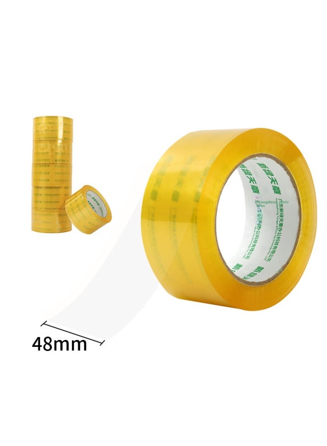 تانجو Tango (tango) شريط لاصق فائق الوضوح 48mm*91.4m*50um 6 رولات شريط عريض عالي الالتصاق لتغليف الصناديق، تغليف الطرود، لوازم المكتب المنزلية 0050 - Image 4