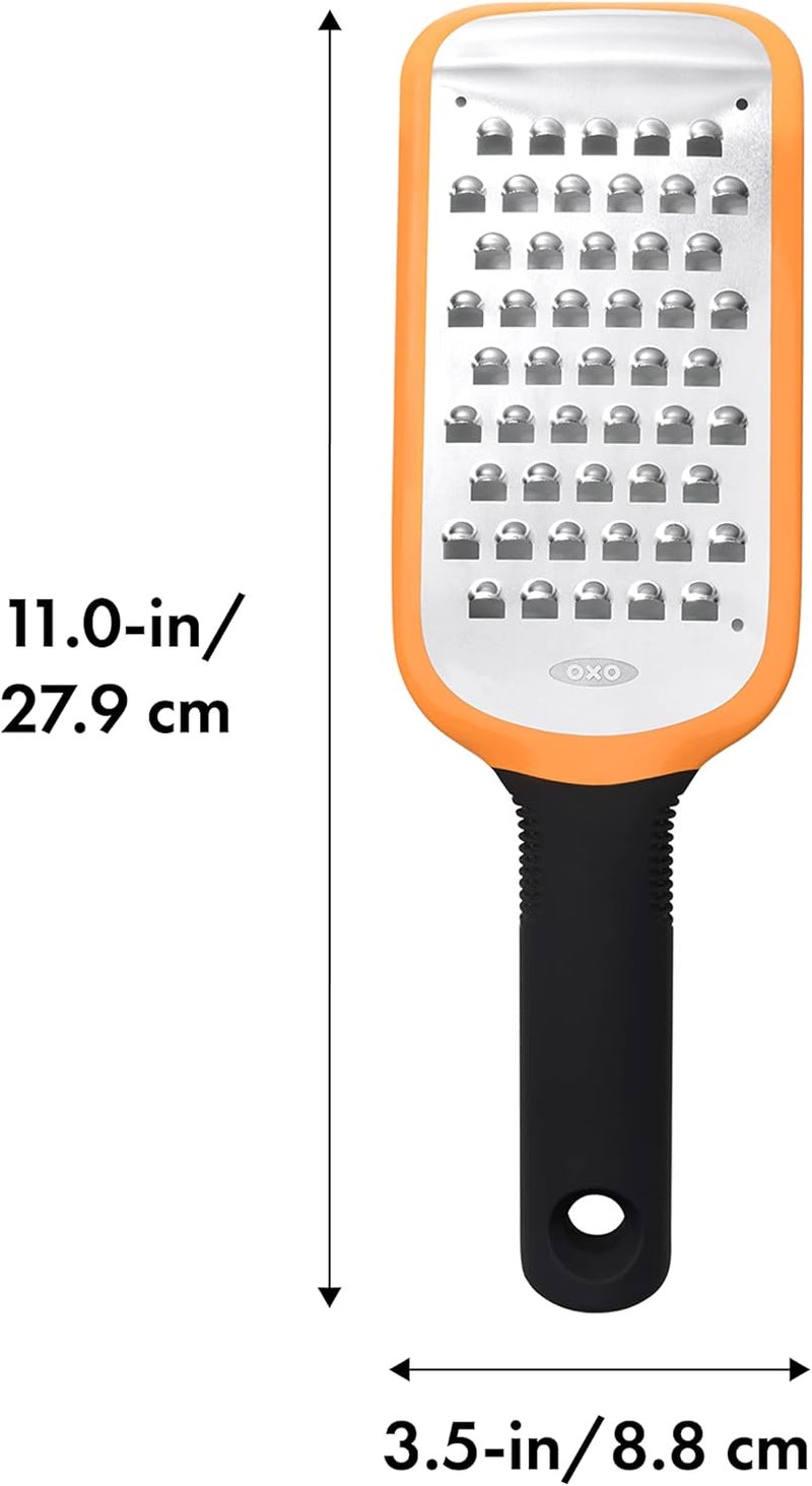 OXO OXO Good Grips Etched Coarse Grater Orange  - Image 2