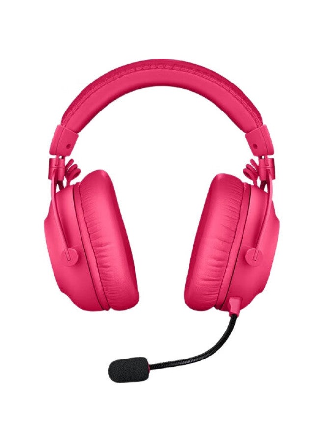 G Logitech (G) Pro X2 Lightspeed Wireless Bluetooth Tri-Mode Gaming Headset, 7.1 Surround Sound, Computer Over-Ear Headphones, Gpw2 Fps Sound Positioning Headset With Microphone, Pink - Image 2