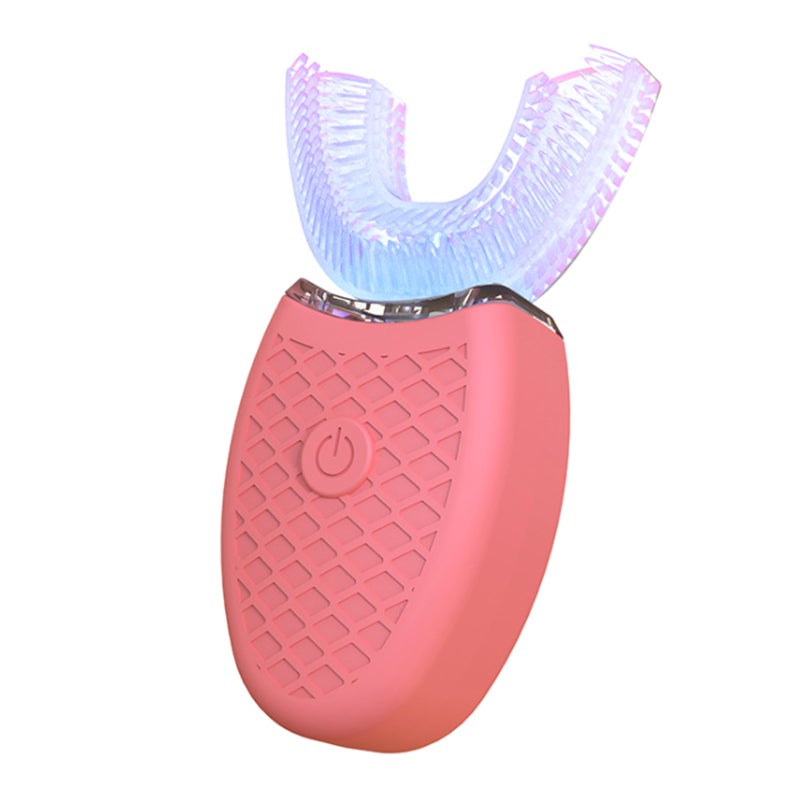 Electric Toothbrush: U Shaped Food Grade Silicone Brush Head, IPX7 Waterproof, 5000-15000Hz Vibration, USB Rechargeable, 3 Modes - Teeth Whitening for Daily Use & Travel - Image 1