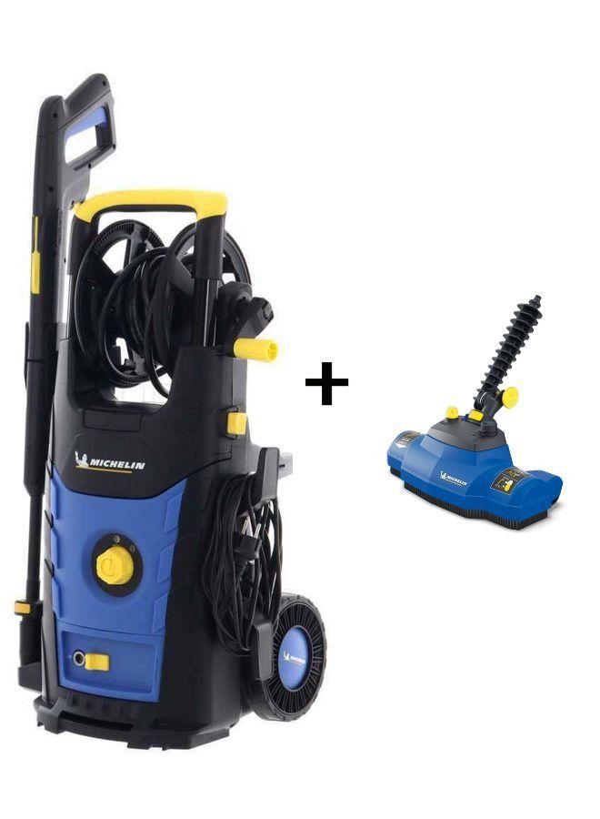 ميشلان MPX19EH غسالة الضغط العالي | 1900 واط | 140 بار | 460 لتر/ساعة مع فرشاة التنظيف والغسيل من أكواسويبر - Image 1