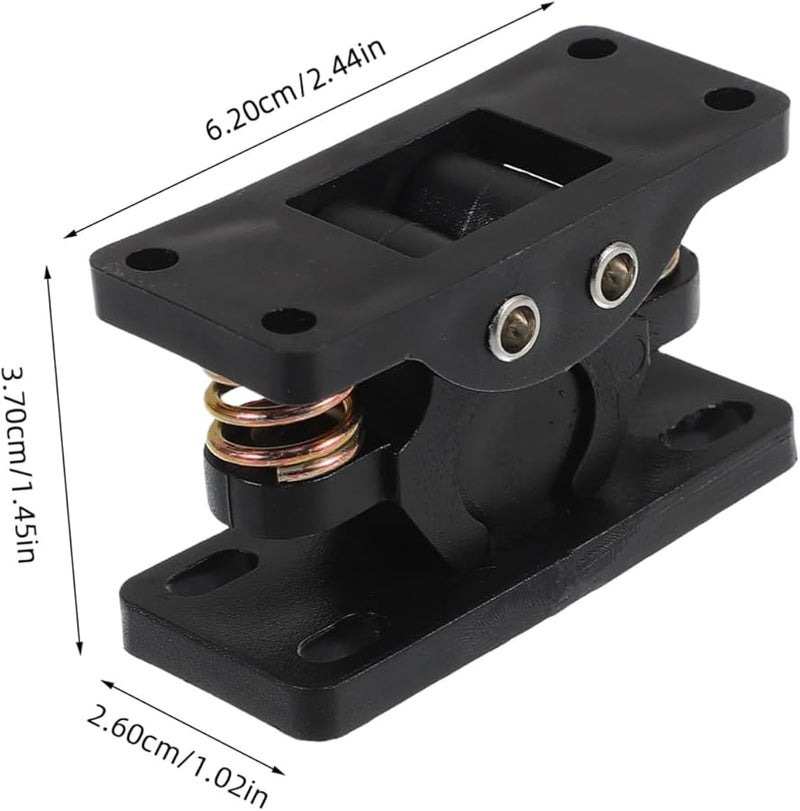 Tehaux RV Camper Screen Door Latch Heavy Duty Trailer Storage Compartment Stopper Black - Image 3