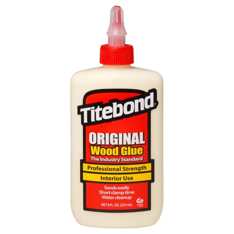 Titebond Original Wood Glue 5063 Industry Standard for Woodworking Furniture RepairAssembly Construction Home Repair or Modeling 8 oz - Image 1