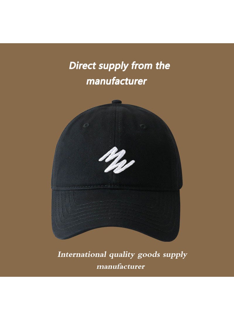 Generic Spring Autumn Embroidered Baseball Cap Unisex Wine red  - Image 3