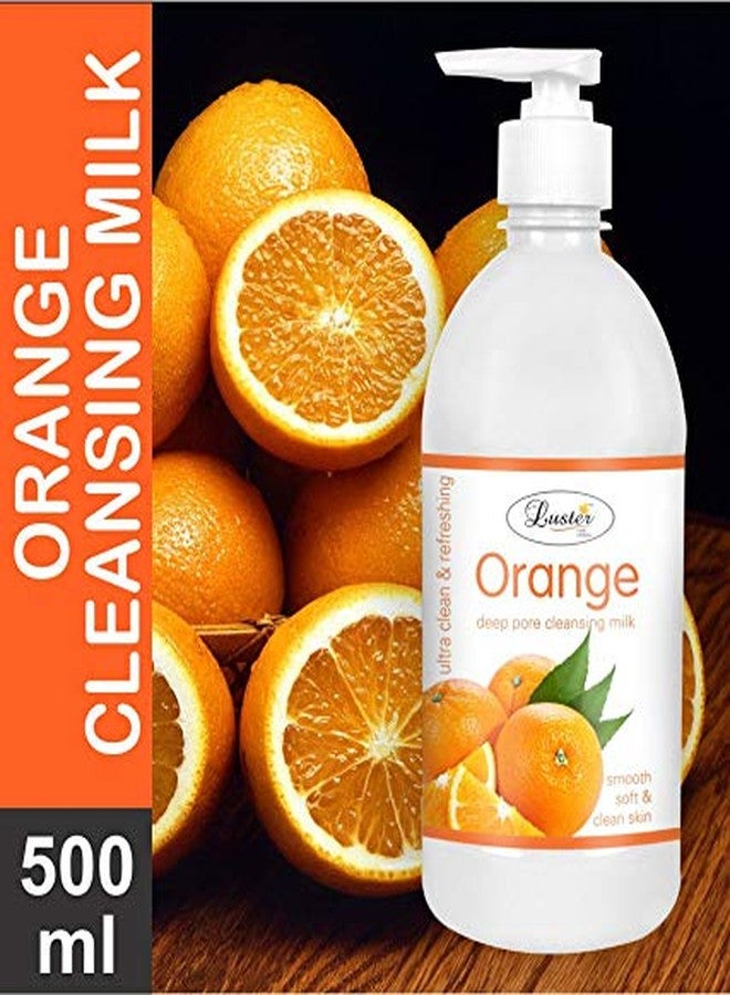 لاستر حليب التنظيف العميق بالفواكه والبرتقال من لوستر | مجموعة | بشرة ناعمة ونظيفة | حليب منظف للوجه | خالٍ من البارابين والكبريتات - 500 مل (عبوتان) - Image 5