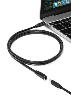 NIBEMINENT USB Type-C Male To Female Extension Cable Black  - Image 2